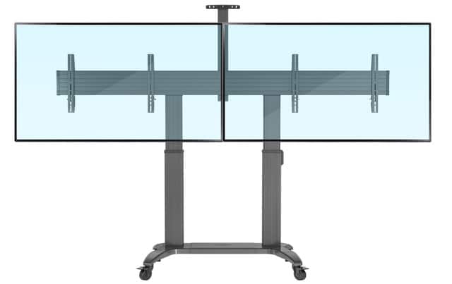 North Bayou Dual Screen TV Cart for 55″-75″ TV's (T75-2A)