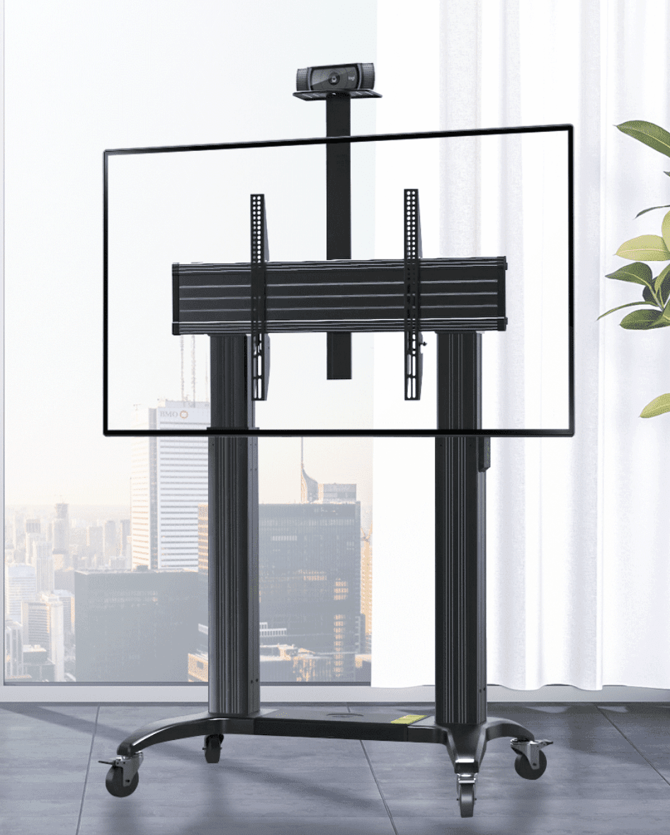 Motorised Mobile Cart for 75-110" TV's / smart boards ( TW100)