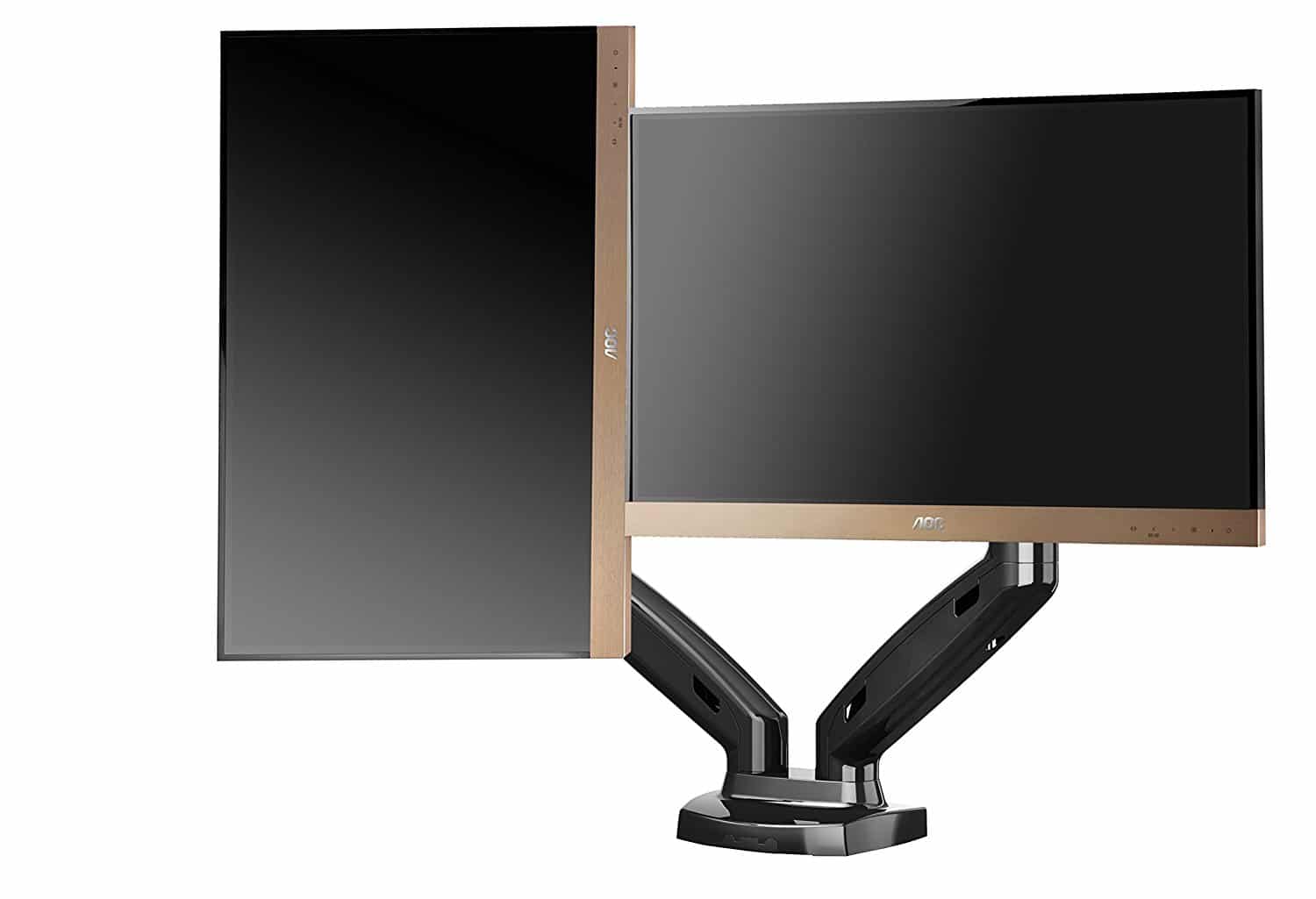 Gas Strut Desktop Dual Monitor- F160