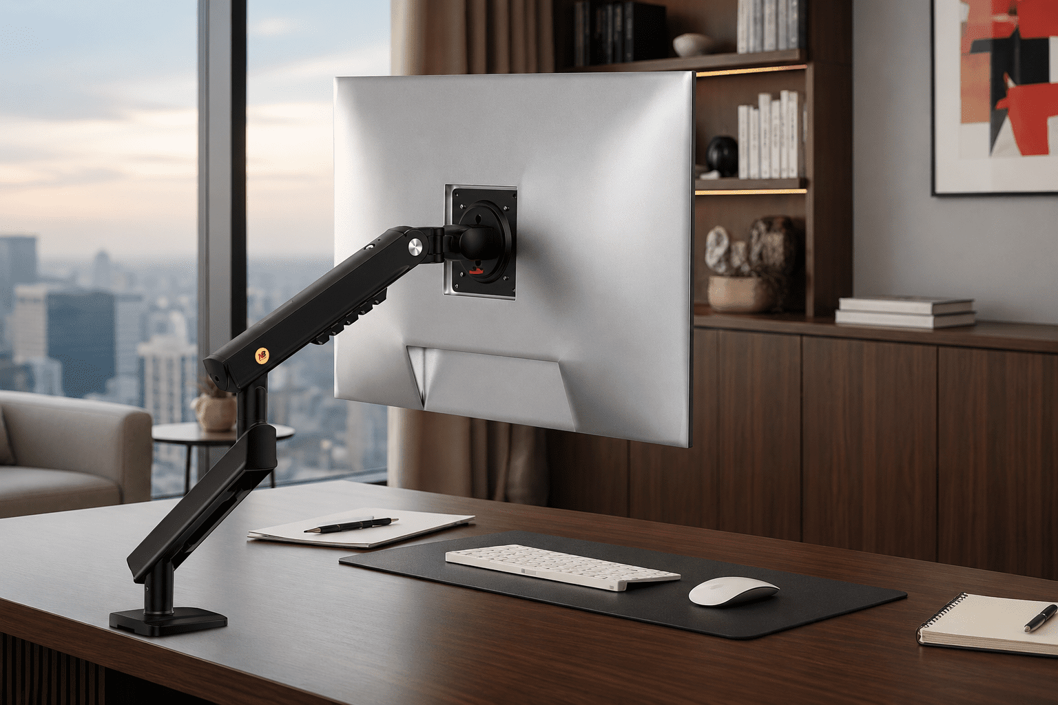 Mechanical Spring Monitor Arm for 17”–32” Screens (A5-B)